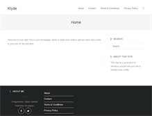 Tablet Screenshot of klyde.com